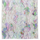 Tons pérola ou peças coloridas ao creme duschvorhang (Vorderseite)