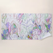 Tons pérola ou peças coloridas ao creme strandtuch (Vorderseite)