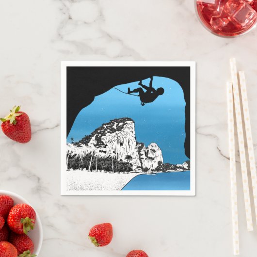 Tonsai Beach Climbing Thailand Serviette (Beispiel)