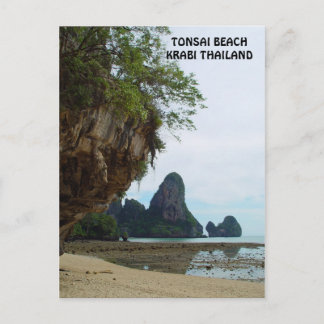 Tonsai Beach, Krabi Thailand Postcard Postkarte