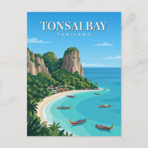 Tonsai-Bucht Thailand Postkarte