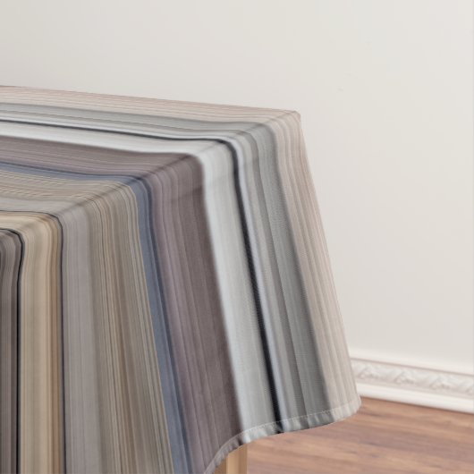Tonschiefer Kies Blau und Brauner Streifen Tischdecke (Beispiel)