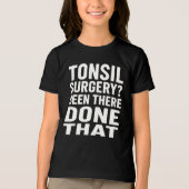 "Tonsil Operation? Da gewesen, fertig, das" Funny Tri-Blend Shirt (Vorderseite)