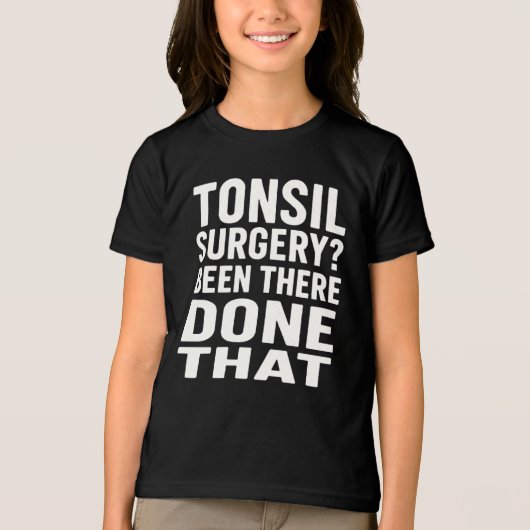 "Tonsil Operation? Da gewesen, fertig, das" Funny Tri-Blend Shirt (Vorderseite)