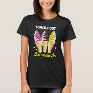 Tonsille aus Eiscreme in Kids Tonsilos entfernen S T-Shirt
