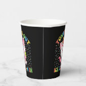 Tonsille draußen, Eiscreme rein | Unicorn Cat Pappbecher (Rechts)