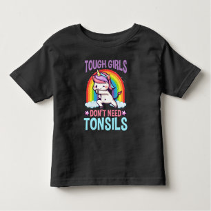 Tonsillectomie bei sonniger Tonsil-Entfernung Einh Kleinkind T-shirt