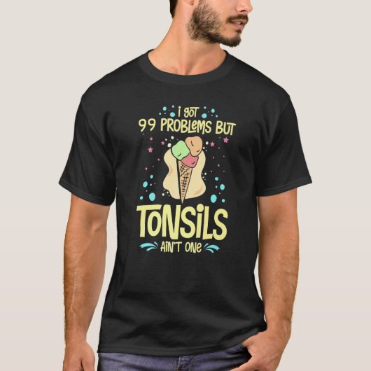 Tonsillektomie Tonsillenentfernung Erholung Operat T-Shirt (Vorderseite)