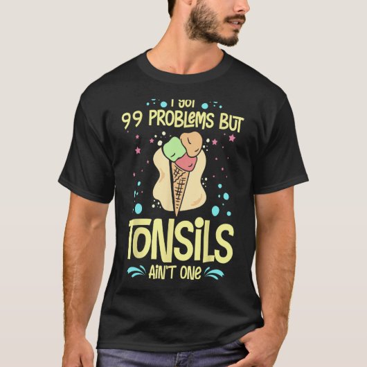 Tonsillektomie Tonsillenentfernung Erholung Operat T-Shirt (Vorderseite)