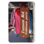 Tonson Rd. Fullmoon Party, Koh Phangan, Thailand Magnet (Vertikal)