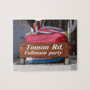Tonson Rd. Fullmoon Party, Koh Phangan, Thailand Puzzle