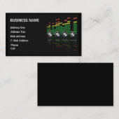 Tonstudio - Musikindustrie-Karte Visitenkarte (Vorne/Hinten)