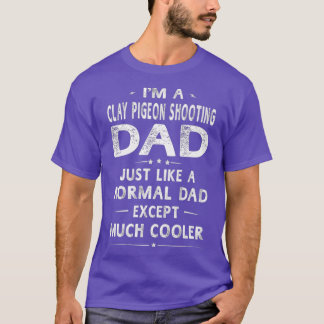 Tontaube schießt Vater wie ein normaler Vater T-Shirt