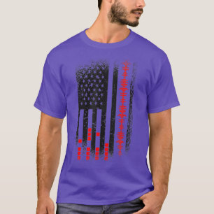 Tontechniker Amerikanische Flagge USA-Design für T-Shirt