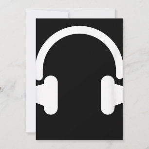 Tontechniker Audiophile Dj Musikliebhaber Kopfhöre Dankeskarte
