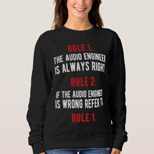Tontechniker Sound Engineer Tontechnik Sweatshirt (Vorderseite)