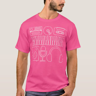 Tontechniker Tonmeister Mischer Audio Elektro Akus T-Shirt
