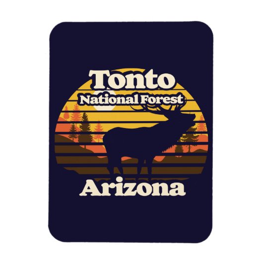 Tonto National Forest Arizona Magnet (Vertikal)