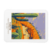 Tonto Nationales Monument Arizona Vintag Magnet (Horizontal)