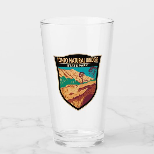 Tonto Natural Bridge Staat Park Arizona Vintag Glas (Vorderseite)