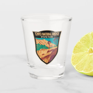 Tonto Natural Bridge Staat Park Arizona Vintag Schnapsglas
