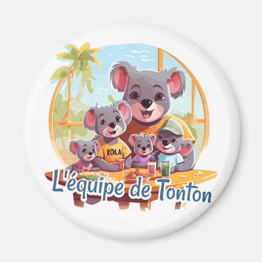 Tontons Team Magnet (Vorne)