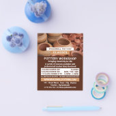 Tontöpfe, Töpferklassen, Töpferwerbung Flyer (Einzeln)