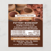 Tontöpfe, Töpferklassen, Töpferwerbung Flyer (Vorne)