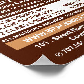 Tontöpfe, Töpferklassen, Töpferwerbung Poster (Ecke)