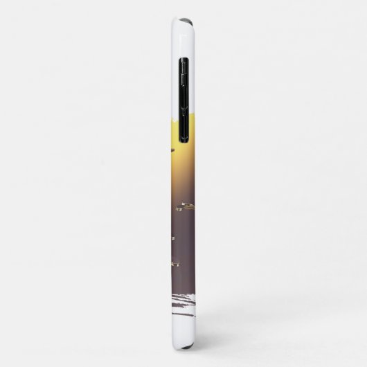 Tontreppenkleckse und Noten Case-Mate iPhone Hülle (Hinten/Links)