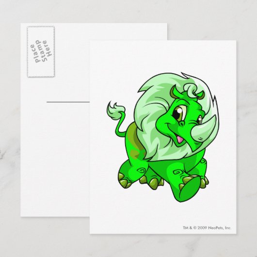 Tonu Glows Postkarte (Vorne/Hinten)