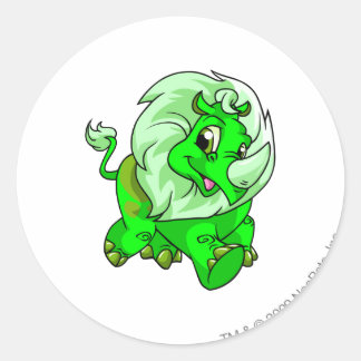Tonu Glows Runder Aufkleber