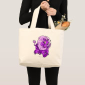 Tonu lila jumbo stoffbeutel (Vorderseite (Produkt))
