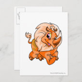 Tonu Orange Postkarte (Vorne/Hinten)