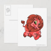 Tonu Red Postkarte (Vorne/Hinten)