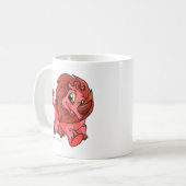 Tonu Rot Kaffeetasse (Vorderseite Links)