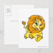 Tonu Yellow Postkarte (Vorne/Hinten)