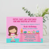 Tonwaren-Malerei-Kunst-und Einladung (Stehend Vorderseite)