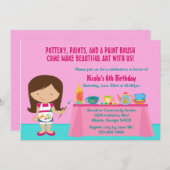 Tonwaren-Malerei-Kunst-und Einladung (Vorne/Hinten)