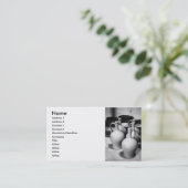 Tonwaren Visitenkarte (Stehend Vorderseite)