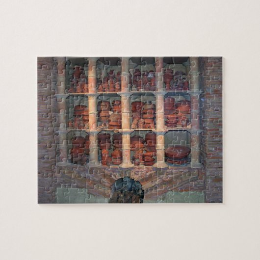 Tonwarenofen von Graufesenque, c.150 BC (Foto) Puzzle (Horizontal)