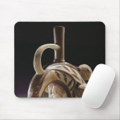 Tonwarenschiff eines Frosches, der einen Kakaobaum Mousepad (Mit Mouse)