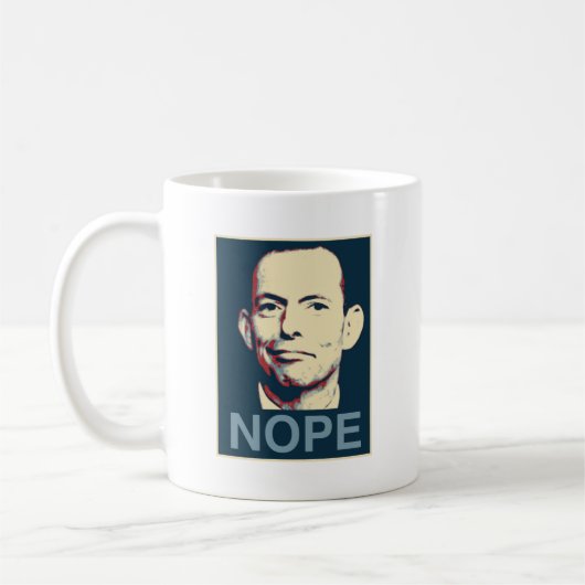 Tony Abbott Kaffeetasse (Links)