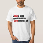 TONY ABBOTT WEISS T-Shirt (Vorderseite)