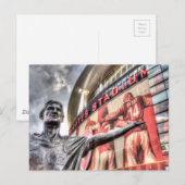 Tony Adams Statue Emirates Stadium Postkarte (Vorne/Hinten)