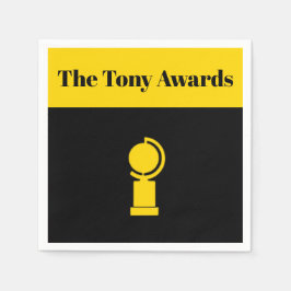 Tony Awards Playbill inspiriert Servietten