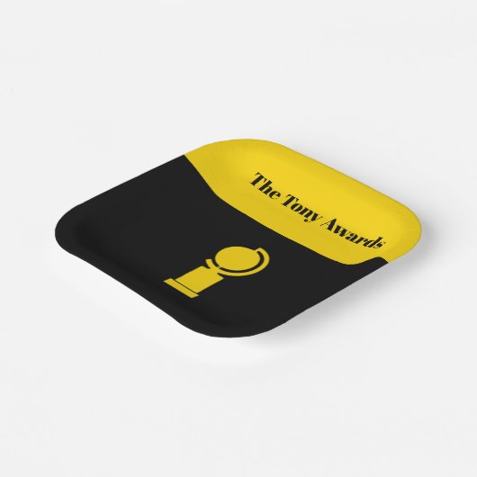 Tony Awards Playbill inspirierte Teller (Gewinkelt)