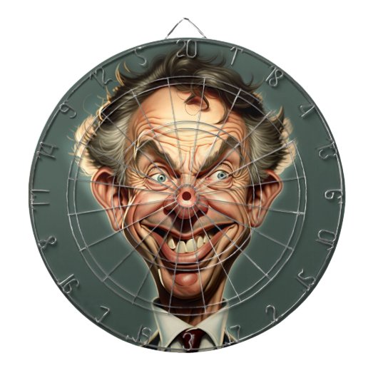 Tony Blair Dartboard Dartscheibe (vorne)