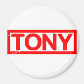 Tony Briefmarke Magnet (Vorne)