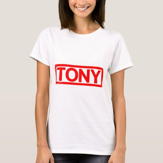 Tony Briefmarke T-Shirt (Vorderseite)
